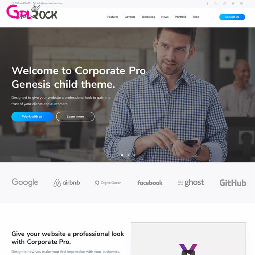 StudioPress Corporate Pro Genesis WordPress Theme