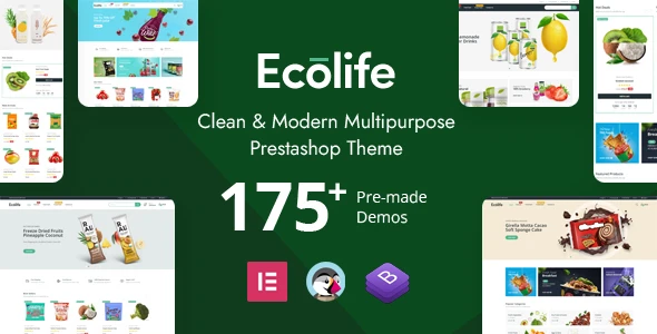 Ecolife Elementor – Multipurpose Prestashop 8.x, 9.x Theme