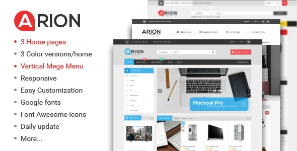 Arion – Responsive Multi-purpose WordPress Theme