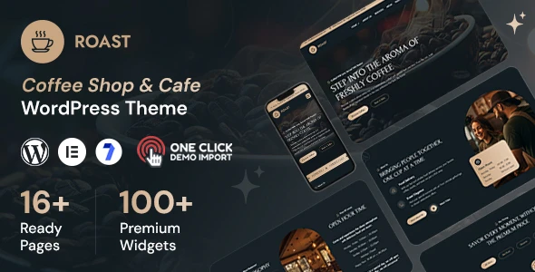 Roast – Coffee Shop WordPress Theme