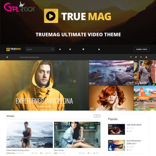 True Mag | WordPress Theme for Video and Magazine