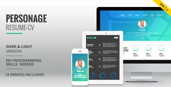 Personage – CV Resume WordPress Theme