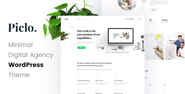 Piclo – Digital Agency WordPress Theme