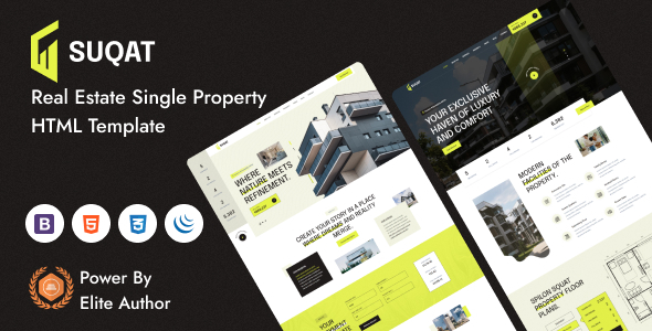 Suqat - Single Property WordPress Theme