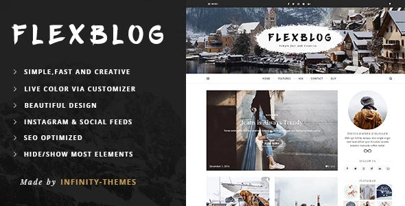 Flexblog – A Personal WordPress Blog Theme