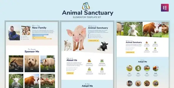 Animal Sanctuary – Non-Profit Template Kit