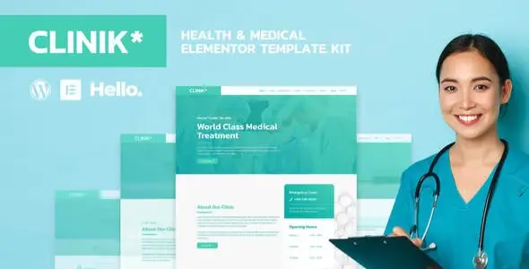 CLINIK – Hospital & Clinical Health Care Elementor Template Kit