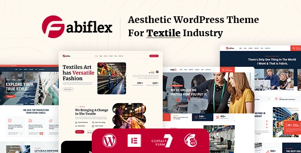 Fabiflex – Textile Industry WordPress Theme